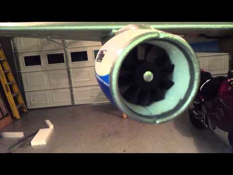 E-flite super airliner with 10 blade edf