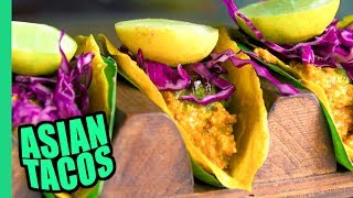 INDIAN TACOS?? Insane Asian Tacos in Korea, Vietnam and India!