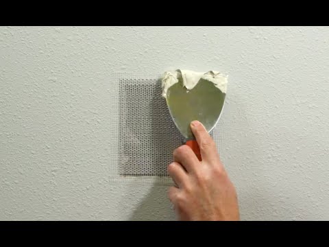 Learn How To Repair a Small Hole in a Textured Wall - DIY with MARSHALLTOWN