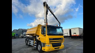 Камион кипер DAF CF 75 360 FAN Kipper knijperwagen | Слика 4 - Autoline