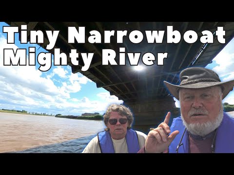 Tiny Narrowboat - Mighty River! The Tidal Trent To Keadby Lock - Reveal At The End... | Vlog 127