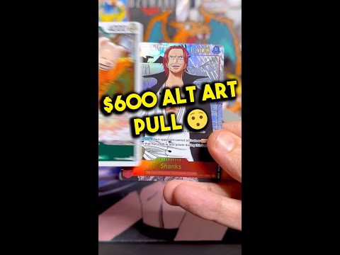 One Piece TCG $600 Shanks Pull 😯
