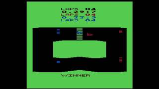 'Sprint Master' Game Capture from Evercade (Atari Collection 2 Cartridge)