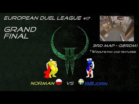 Quake2 |  EDL#17 Grand Final -  norman vs IsBjorn - 3rd map q2rdm1