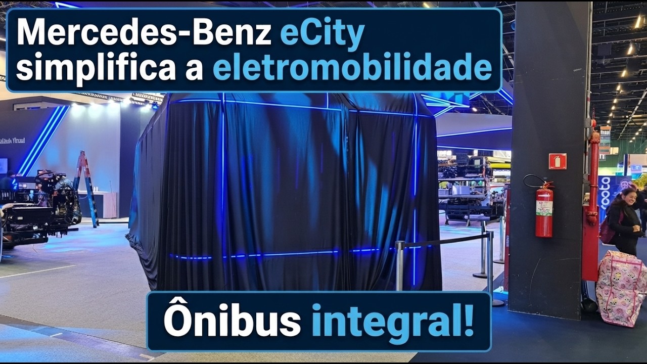Novo Mercedes-Benz eCity em parceria com a Caio chega em 2027 | Frota&Cia