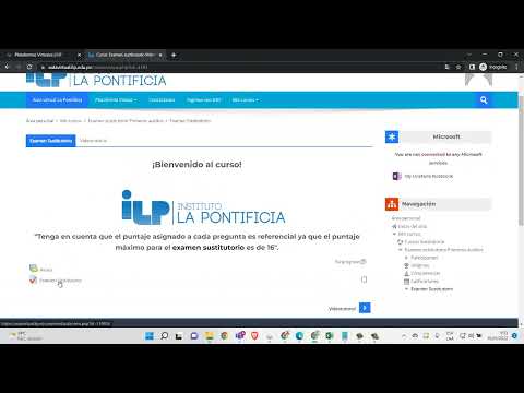 Examen Sustitutorio en el Aula Virtual