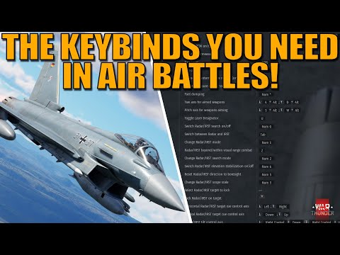 The KEYBINDS you NEED to FLY in AIR BATTLES! - War Thunder