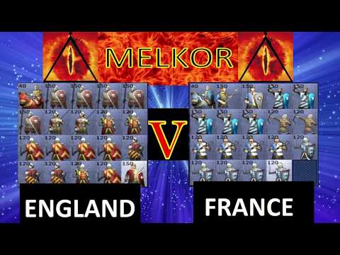 (Edit: MELKOR First AI Battle) A.I Only: Medieval 2 Total War Battle!   England V France Siege