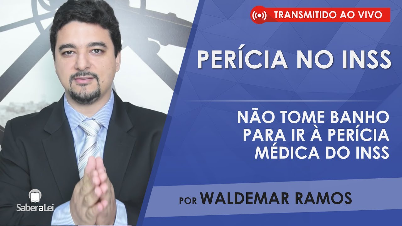 Não tome banho para ir à Perícia Médica do INSS