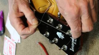 How to Tie a String to the Tuning Peg Post