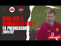 Man Utd 3 Newcastle Utd 1 2001/02 FA Premiership