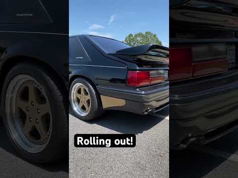 1990 SUPERCHARGED Saleen #Mustang Rolling Out.