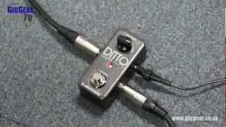 Video thumbnail for TC Electronic Ditto Looper Pedal Demo Video by GigGear