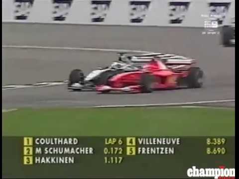 Grand Prix des États-Unis 2000 de Formule 1 à Indianapolis : Schumacher contre Coulthard