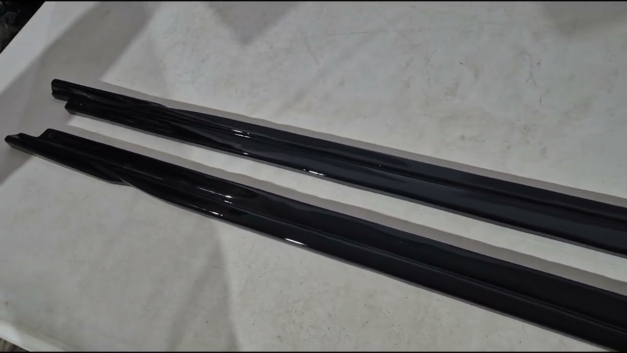 Боковые Пороги DPT V-2 (Черный Глянец) Video 1