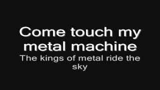 Sabaton -  Metal Machine (lyrics) HD