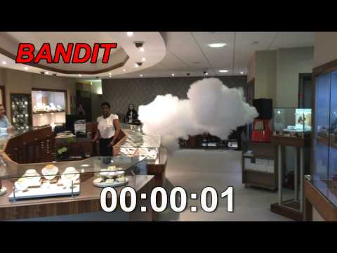 Fog Bandit activation test - Luxury Jewellers - security fog not security smoke!