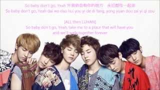 EXO-M 蝴蝶少女 (Don't Go, Butterfly Girl) Lyrics [Chinese+Pinyin+English] [中字拼音英文]