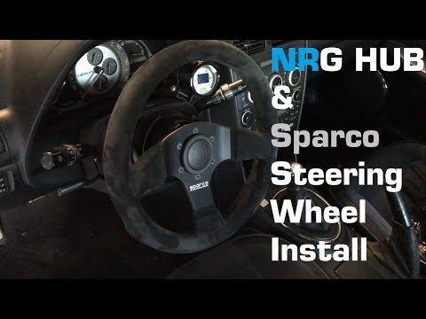 NRG Hub & Sparco Steering Wheel Install : Turbo IS300