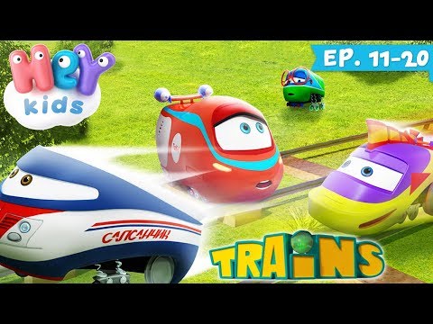 Desene animate 🚂 Trenuletele (Ep. 11-20) | HeyKids