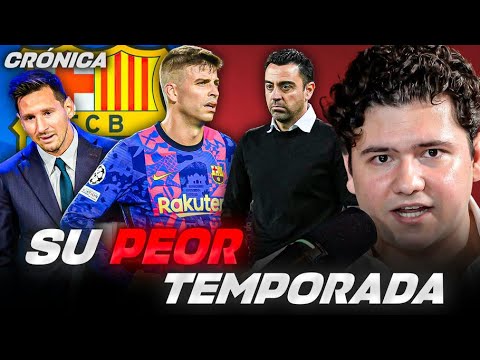 BARCELONA'S WORST SEASON (2021-2022) // DEPARTURE OF MESSI, XAVINETA, EINTRACHT FRANFKURT
