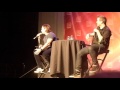 Sebastian Stan speaking Romanian to a fan (SLCC15)