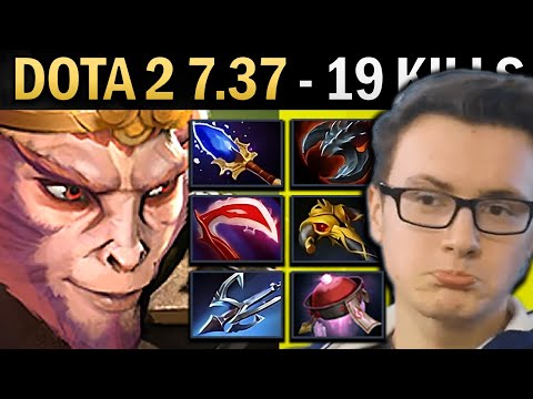 Monkey King Gameplay Miracle with 19 Kills and Harpoon - Kez Dota 2