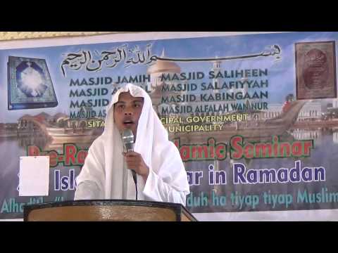 Kahalan sin mga manusiya ha adlaw qiyama by : Shiekh Adzmir Karim
