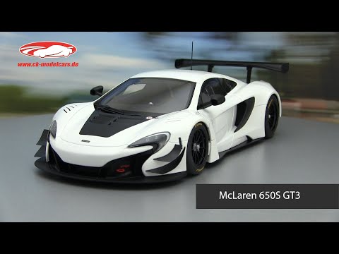 AUTOart 1:18 McLaren 650S GT3 建設年 2017 白 / 黒 81640 AUTOart 1:18 McLaren 650S GT3 建設年 2017 白 / 黒 81640