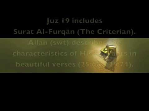 ICCP Taraweh Reflections on the 19th Juz  - 18 Ramadan 1436