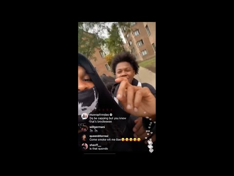 MUNNA DUKE OUT IN O‘BLOCK WITH DQ AND GLEESH IG LIVE