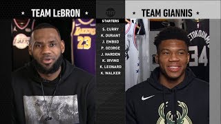 2019 NBA All-Star Draft - Team LeBron vs Team Giannis | 2019 NBA All-Star Weekend
