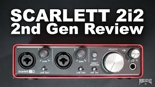Video thumbnail for Focusrite Scarlett 2i2 (2nd Gen) USB Audio Interface Review / Explained by Podcastage