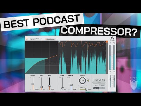 Mastering Compression for Podcasting with ModComp by Apogee Digital (Visual Compressor)