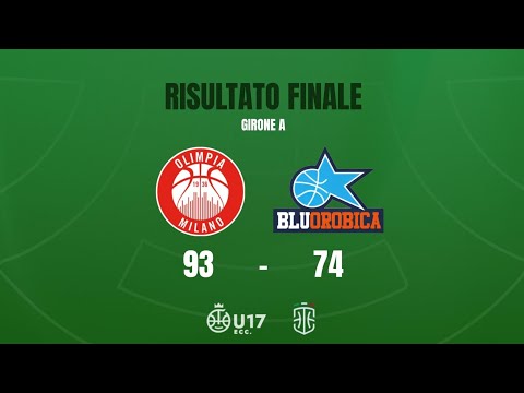 Highlights Olimpia Milano - Bluorobica Bergamo U17 Eccellenza 