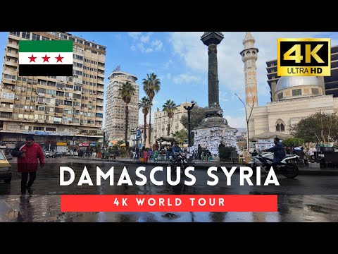 🇸🇾Damascus 4k walk - Syria 4K Morning Walking Tour｜Dec 2024