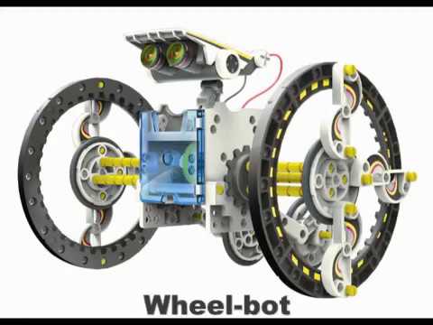 Відео огляд STEM-конструктор «Робот 14 в 1 на сонячних батареях» 21-615, CIC