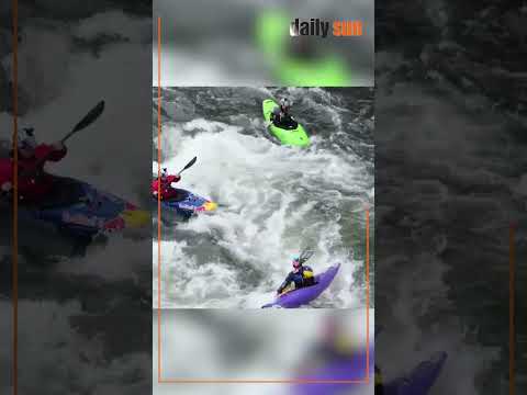 Kayakers plunge down waterfalls in southwest China as 202 athletes tackle natural course | Daily Sun