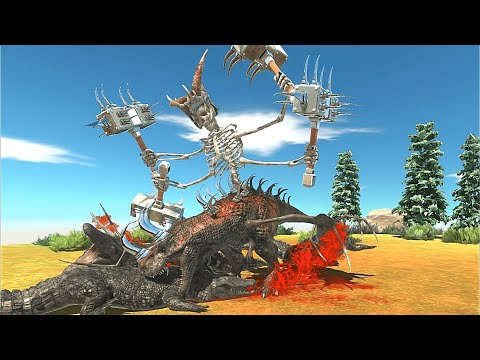 NEW UPDATE Skeleton King VS All Units - Animal Revolt Battle Simulator