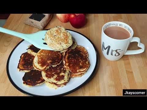 Delicious and easy Apple Pancakes/Apple Fritters/Pancake Tuesday/Shrove Tuesday Pancake recipe