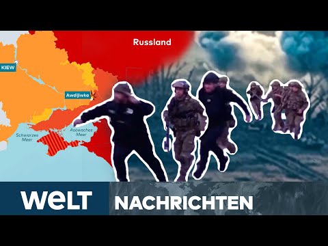 PUTINS KRIEG: Flucht aus dem Russen-Kessel! Ukraine holt Truppen aus Awdijiwka I STREAM