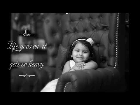 Harshi 3rd year Birthday photo shoot | Coldplay paradise Lyrical
