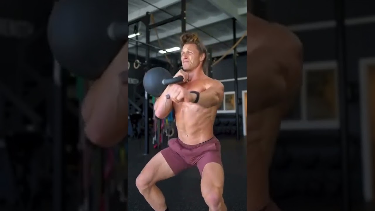 Single Arm Rack Pause Squat | Kettlebell Exercises - YouTube