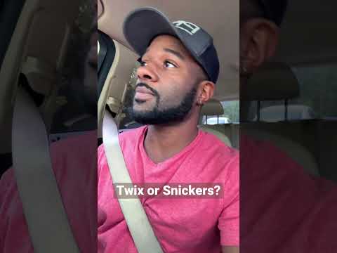 Which candy bar is better? Twix or Snickers?? #Twix #Snickers #Candy #Poll