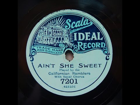 Ain't She Sweet - Lou Gold and His Orchestra (1927)