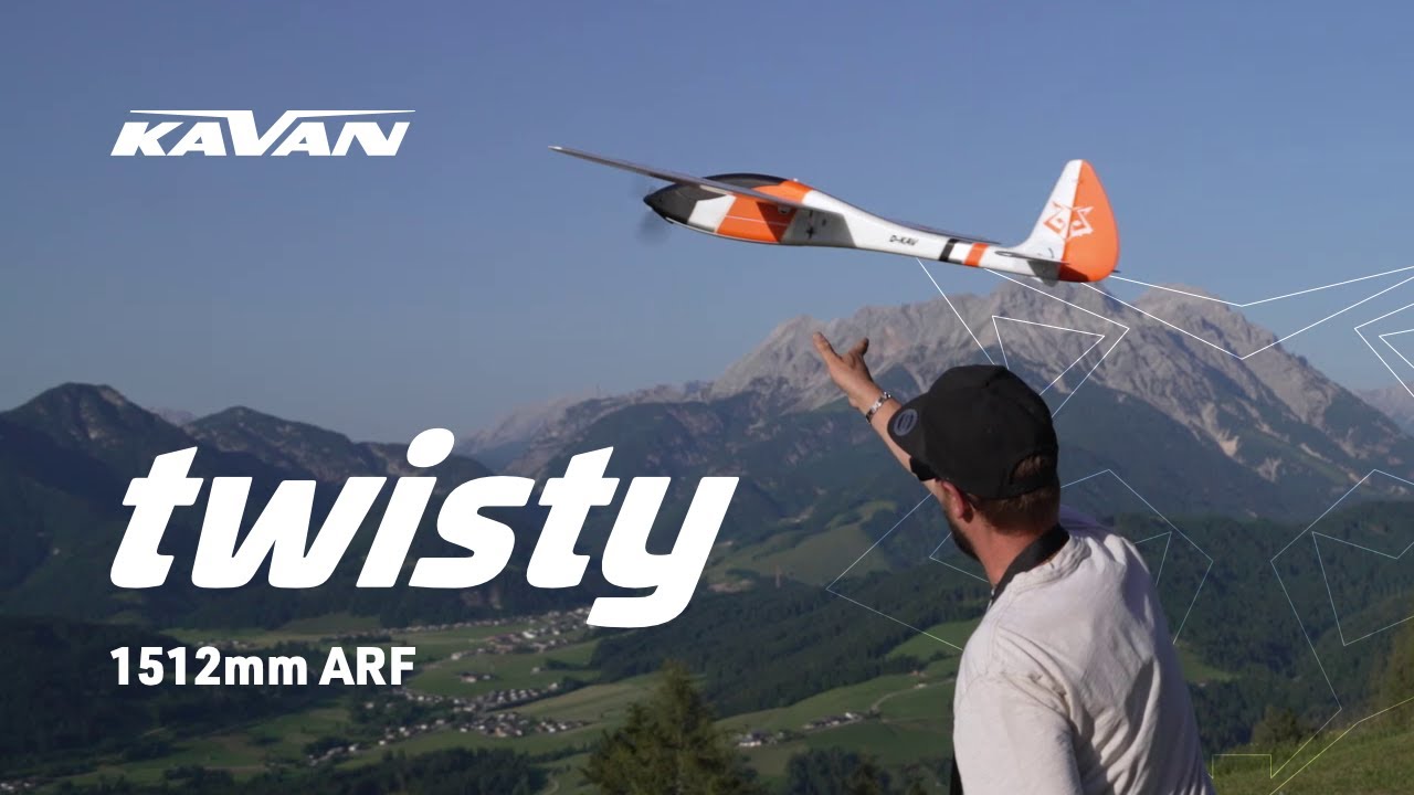 RC letadlo KAVAN Twisty 1512mm, zelená
