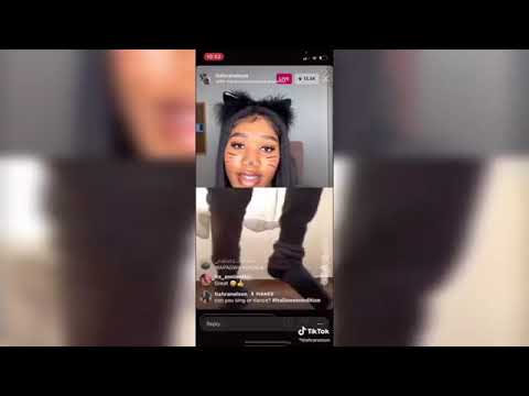TIAHRA NELSON INSTAGRAM LIVE (FUNNY MOMENTS) PART 2