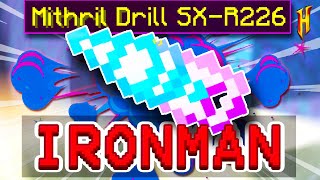 CRAFTING THE MITHRIL DRILL... (Hypixel Skyblock Ironman) #44