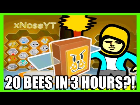 I GOT 20 BEES IN 3 HOURS?! | Roblox Bee Swarm Simulator Noob to Pro Series | Episode 2