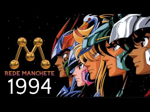 Programação da Rede Manchete na estreia dos Cavaleiros do Zodíaco em 1994